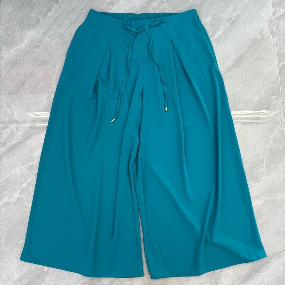 Women’s Marc New York Wide Leg Baggy Pants XL Tahitian Tide